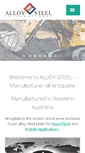 Mobile Screenshot of alloysteel.net